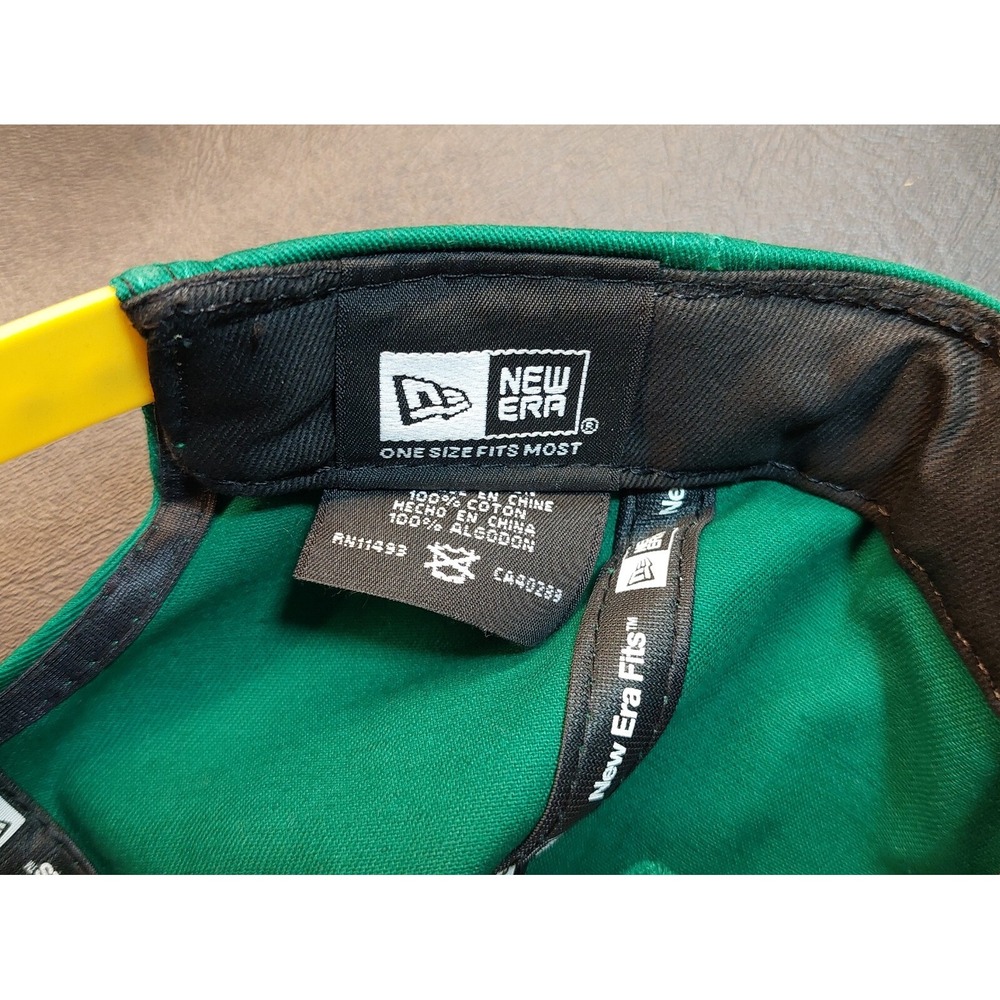 Vintage New Era 9Fifty Hardwood Classic Seattle Sonics Supersonics Snapback Hat - Picture 8 of 9